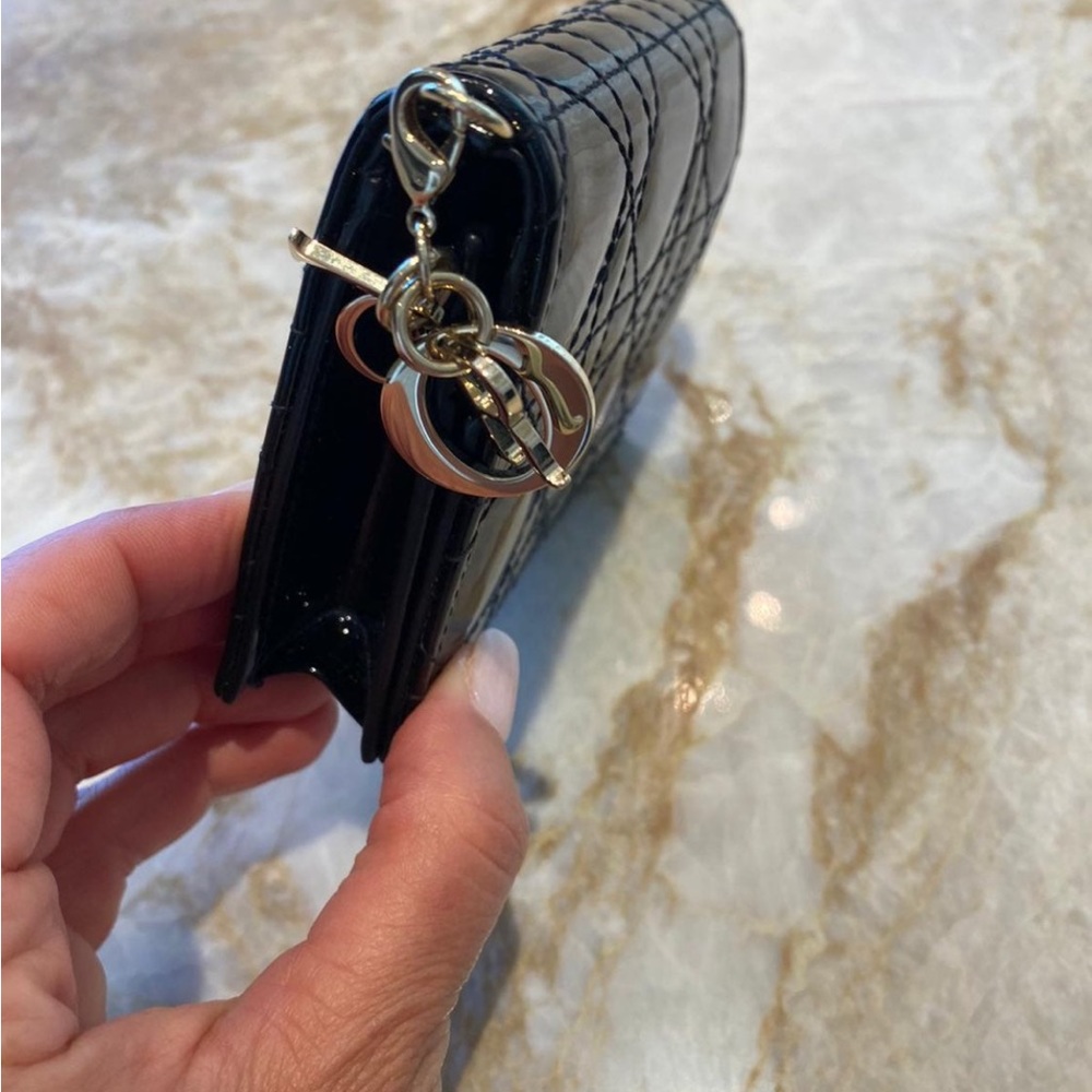 Lady Dior Lotus Wallet - Picture 3 of 10